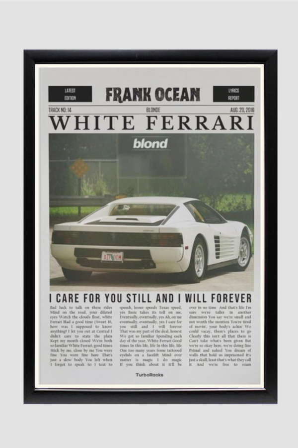 White Ferrari