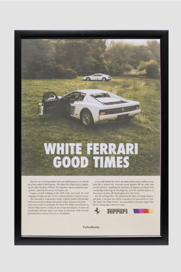White Ferrari Good times