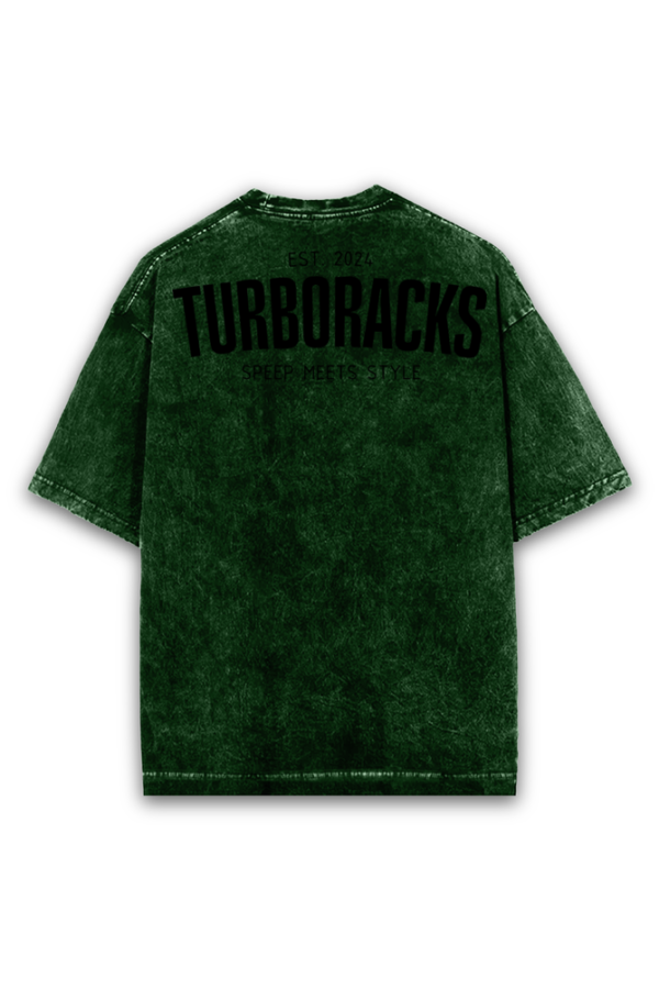 Acid Washed Tees (Oversized Puff Print) - Image 2