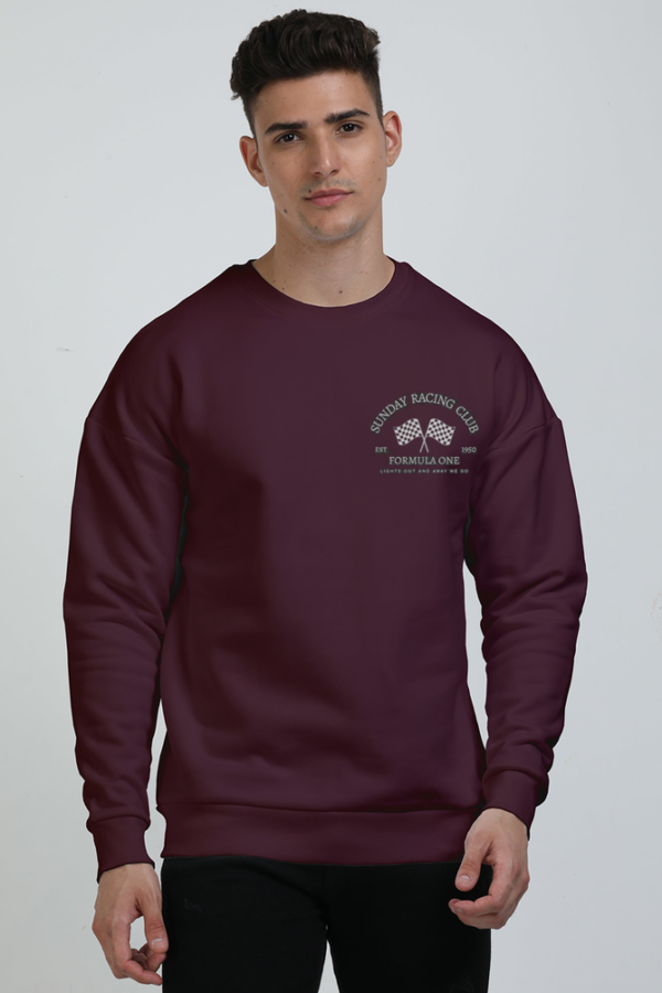 Sunday Racing Club Sweatshirt (Unisex Oversized) - Image 2