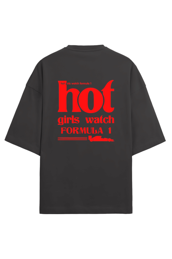Hot Girls Watch F1 (Terry Oversized Tees) - Image 4