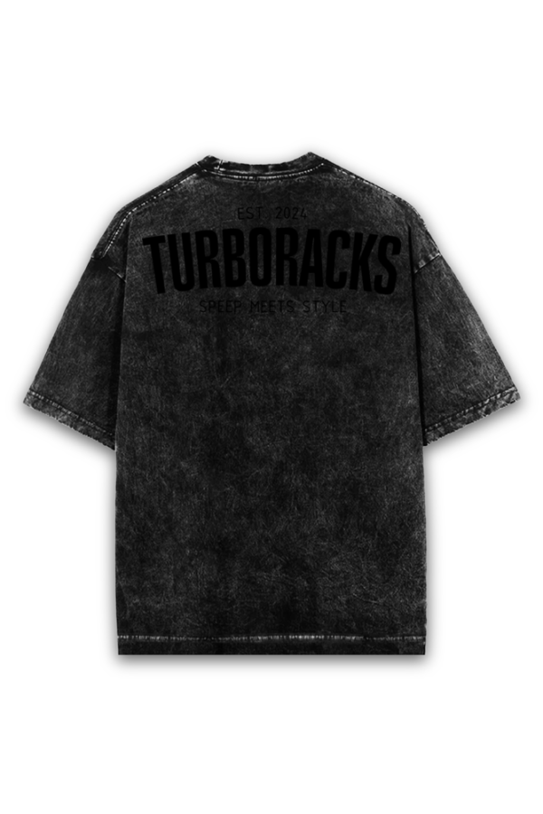 Acid Washed Tees (Oversized Puff Print) - Image 4